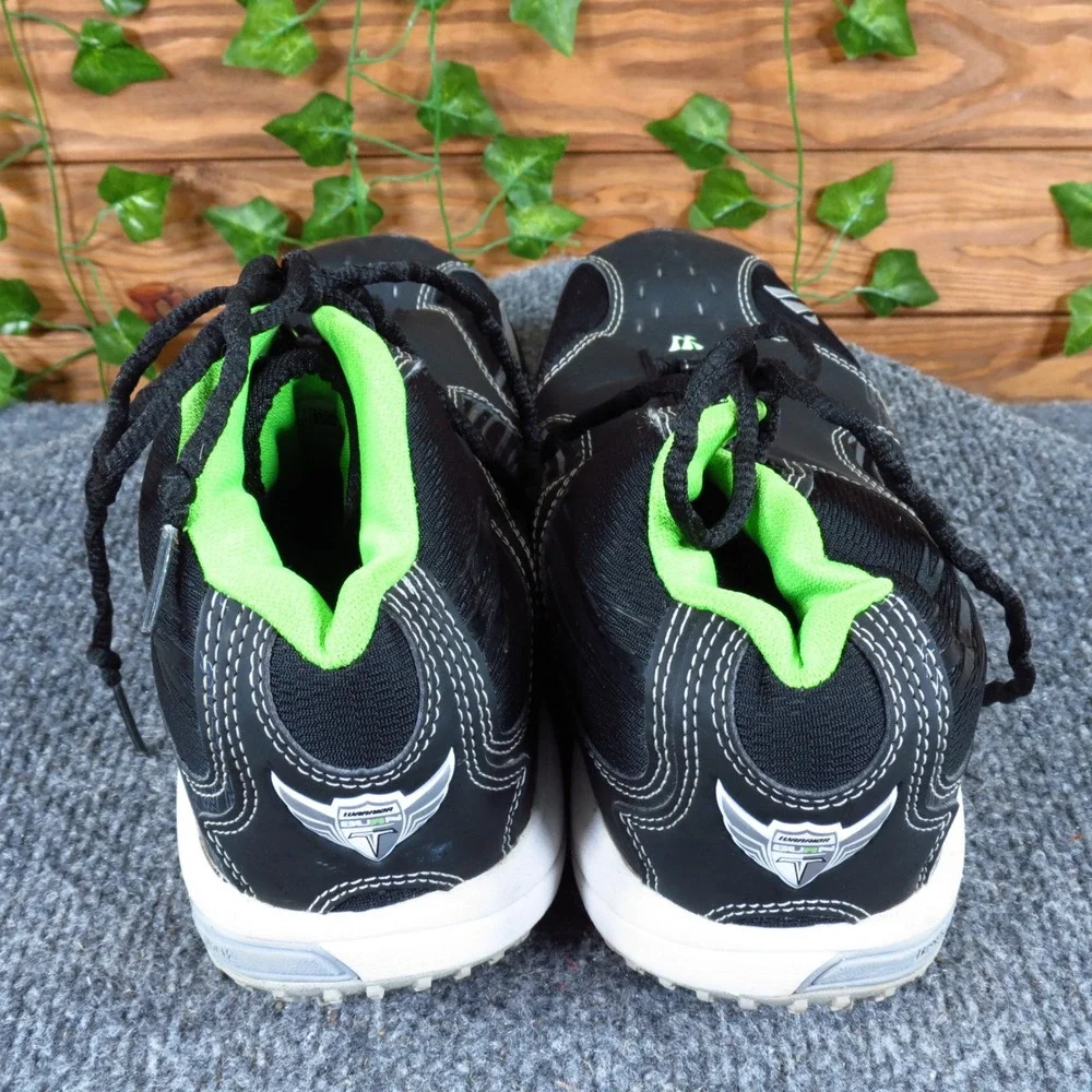 Warrior Burn 2.0 Men Turf Lacrosse Cleats Size 8 Athletic Field Black Green